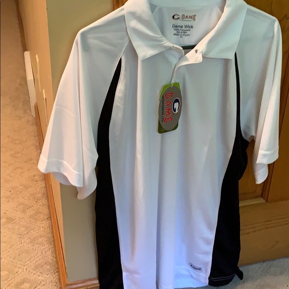 New w/Tags Game Wick Sportswear Polo Breathable XL - Picture 2 of 6